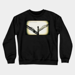 Nevada Avenue & Ramona Boulevard, El Monte, California by Mistah Wilson Crewneck Sweatshirt